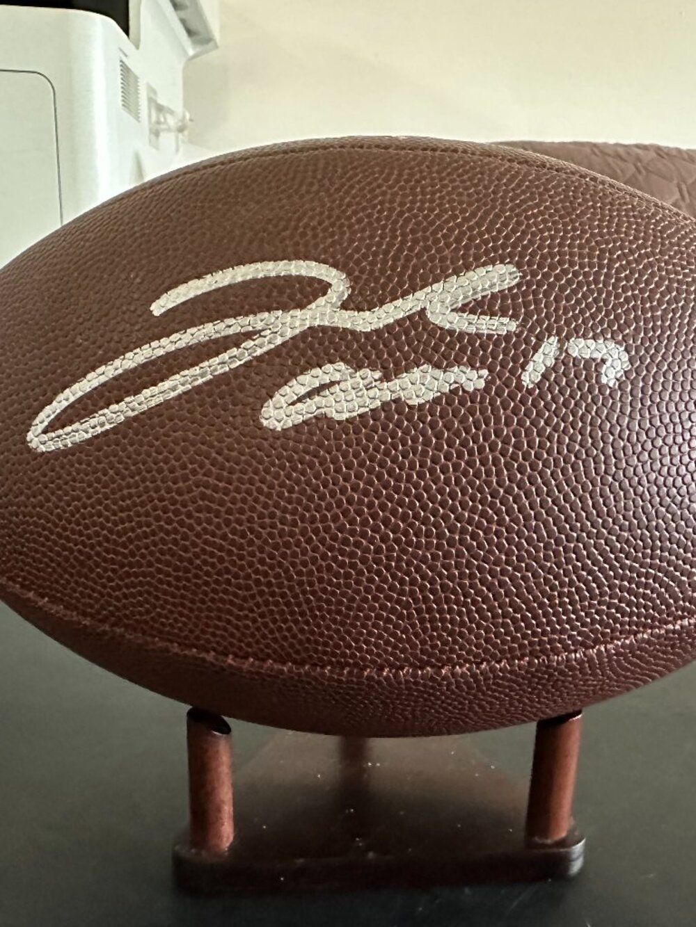 Josh Allen signed f/s Buffalo Bills autographed Wilson NFL football w/COA NoCl